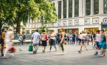 vitrine des magasins